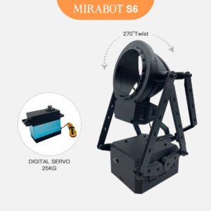MiraBot S6 | 6軸ロボット 25㎏高トルク・静音サーボ搭載