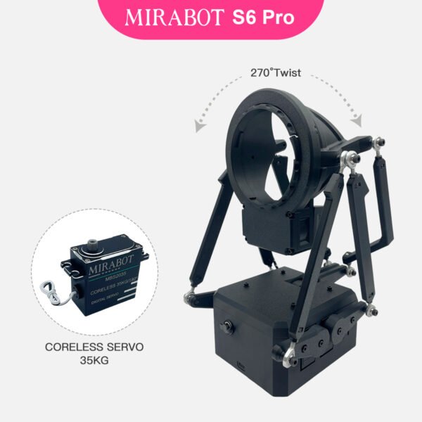 MiraBot S6 Pro | 6軸ロボット 35㎏高トルク・超静音サーボ搭載 - 画像 (7)