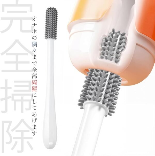 名器専用洗浄ブラシ｜型崩れさせずに、届かない奥までしっかり洗浄 - 画像 (2)