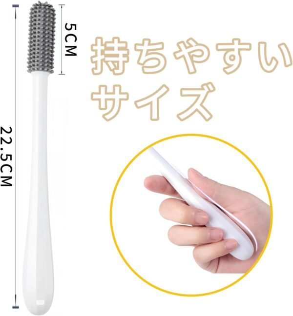 名器専用洗浄ブラシ｜型崩れさせずに、届かない奥までしっかり洗浄 - 画像 (4)