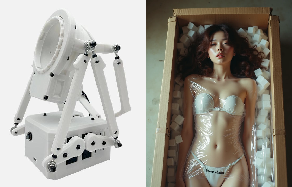 ラブロボットMiraBotとラブドールの比較画像